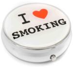Angelo Kör alakú zsebhamutál - I Love Smoking felirattal (A-400800-1)