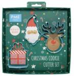PME Mikulás, rénszarvas, ajándék süteménykiszúró készlet 3 db Pme (SCB709)