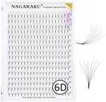 Nagaraku Műszempillák, előre elkészített Tüskék, D0.07, 6D, 320db, MIX