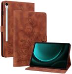  ART LILY Husă rabatabilă pentru Samsung Galaxy Tab S9 FE / Tab S10 FE / Tab S10 Lite maro