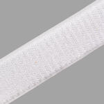 Takoy Bandă velcro/arici cu profil mic pluș alb 30 mm