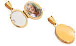 Heratis Forever Nyitható ovális medál fényképre, sárga arany 9K IZ17288HR