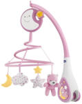 Chicco Next2Dreams 3 az 1-ben Forgó és Függő Játék Kiságy Fölé Rózsaszín 0 Hónapos Kortól - Nyugtató Fény- és Zenefunkció Babáknak