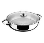 INOXIBAR Ecco Cristal rozsdamentes szeletsütő üveg fedővel 22 x 6 cm, 2.5 L, 18/10 (66232)