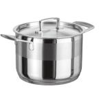 INOXIBAR Expert Line rozsdamentes fazék fedővel 28 x 19 cm, 18/10 rozsdamentes acélból 13 l (62128)