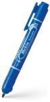 Zebra Alkoholos marker 1, 3 mm, nyomógombos, Zebra Mckie Retractable írásszín kék - vegyesbolt