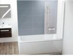 RAVAK CVS1-80 jobbos kádparaván fehér + transparent (7QR40100Z1)