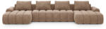 maison heritage Coltar extensibil in forma de U Kimi cu tapiterie din catifea (MH_UF_120_F1_KIMI2) Canapea