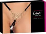 Cottelli Collection - nyitott string tanga dísszel - fekete (S-L) (23229191101) - shop