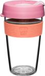 KeepCup Clear - 454, Tangerine