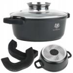 Karl Hausmann Gránit Sütőedény Gésiárka 2, 3L Indukciós Gáz Tűzhelyre Greblon Bevonatos Edény (GARNEK GRANITOWY GĘSIARKA 2,3L INDUKCJA GAZ)