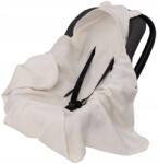 Infantilo muszlin hálózsák, autósüléshez, krémszínű, 80×80cm (5906449710874)