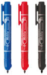 Zebra Alkoholos marker 1, 3 mm, nyomógombos, Mckie Retractable Zebra írásszín piros (52063) - officefirst