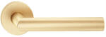 Metal-Bud ELLE ajtókilincs kerek rozettás R SLIM vékony szatén sárgaréz - CORONA PREMIUM Csak kilincs felső r (15-MB-ZELOSLMS-50-K)