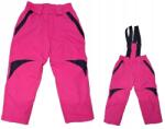  Gyerek sí nadrág, téli, hó nadrág, 146-os, levehető nadrágtartó (W-938 różowe GlassBear)