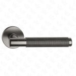 METAL-BUD TIME ajtókilincs kerek rozettás R SLIM sötétszürke - CORONA PREMIUM színben BB (49-MB-ZTIOSLGM-51)