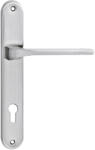 METAL-BUD FEBE pajzsos ajtókilincs szálcsiszolt nikkel 90 mm PZ (25-MB-VFBN-12)