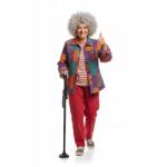  Összecsukható bot időseknek, LED, SOS riasztó, állítható, fekete, 87-94cm (Składana laska do chodzenia)