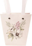 Valex Decor 10db. mintás virág táska 12(h) x 8(sz) x 12.5(m) cm (FNP-10)