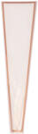 Valex Decor Rose gold keretes virágtasak 12.5cm x 4cm x 45cm, 50db - Fehér (VT05-01)