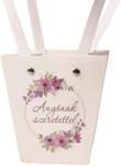 Valex Decor 10db. "Anyának szeretettel" feliratos virág táska 12(h) x 8(sz) x 12.5(m) cm (FNP-06)