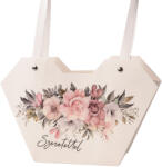 Valex Decor 10db. "Szeretettel" feliratos virág táska 23.5(h) x 12.5(sz) x 35(m) cm (FBQ-01)