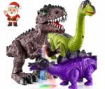  Dinoszaurusz 3DB Interaktív Játék T-rex Sétáló Világító Ordító Pisztoly (dinozaur dinozaury dla dzieci)