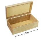  Natúr fa doboz, mérete: 23x13x8 cm