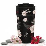 Ars Una - thermo bögre - Flowery black 470ml