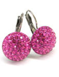  HÉRA kapcsos fülbevaló - 14 mm (rose) (2021040511)