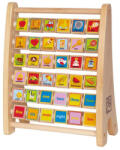 Hape Jucarie educativa din lemn, Abac ABC cu litere, 3 ani+ (1357AB)