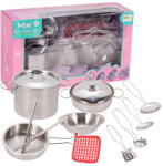 MalPlay Set de gătit din metal cu 12 piese (129740) Bucatarie copii