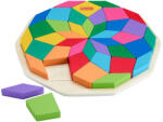 Fisher Price Puzzle din lemn. Mandala, 40 piese, 3 ani+ (145761)