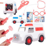 MalPlay Ambulanță cu trusa medical 8 piese, 3 ani + (1363E2)