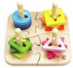 Hape Jucarie cu forme de potrivire si puzzle colorat, 18 luni+ (135797)