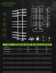  Radiator de baie din Inox Britanika 600x1200