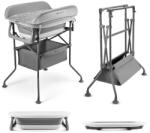 Kinderkraft Bubbly Pelenkázó állvány káddal, Grey