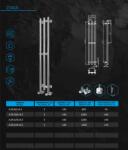 Radiator de baie din Inox Zara 140x1400