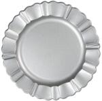 Clayre & Eef Farfurie din melamina argintie Ø 33 cm (64595ZIdeco)