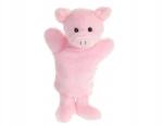  Plüss állatbáb, Size 25cm, rózsaszín malac
