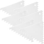 HENDI Cukrászati lehúzó készlet, 6db, háromszög alakú, fogazott (554210)