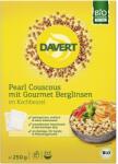 Davert Cous cous perlat cu linte gourmet, in punga de gatit 2x2 portii bio 250g