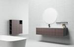 InterCeramic Мебел за баня ICP 1400-3D1016 - шкаф с двойно чекмедже и умивалник DuPont Corian (ICP 1400-3D1016)