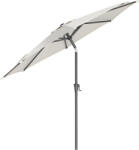 Brius Umbrela de gradina, cu manivela pentru deschidere, sistem inclinare, 300cm, bej (EZ-GPU30BE)