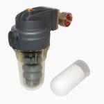 Giacomini Filtru orientabil anticalcar cu cartus polifosfat Giacomini R142DX003, by-pass automat, racord reglabil 1 2, (R142DX003) Filtru de apa bucatarie si accesorii
