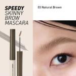 Peripera - Speedy Skinny Browcara - 03 Natural Brown