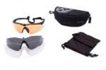 Revision Ochelari StingerHawk Shooters Revision®, 3 lentile (Culoare: Negru, Mărime: Regulat)