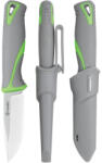 Ganzo Cuțit outdoor cu lamă fixă G807 Ganzo® (Culoare: Gri / verde, Variantă: Lamă argintie - Satin)