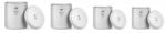 Keith Titanium® Set de căni termice din titan cu capac Keith® (Culoare: Argintiu)