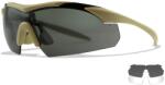 Wiley X Ochelari Vapor 2.5 Wiley X®, 2 lentile (Culoare: Kaki, Lentile: Transparent + Gri fumuriu)